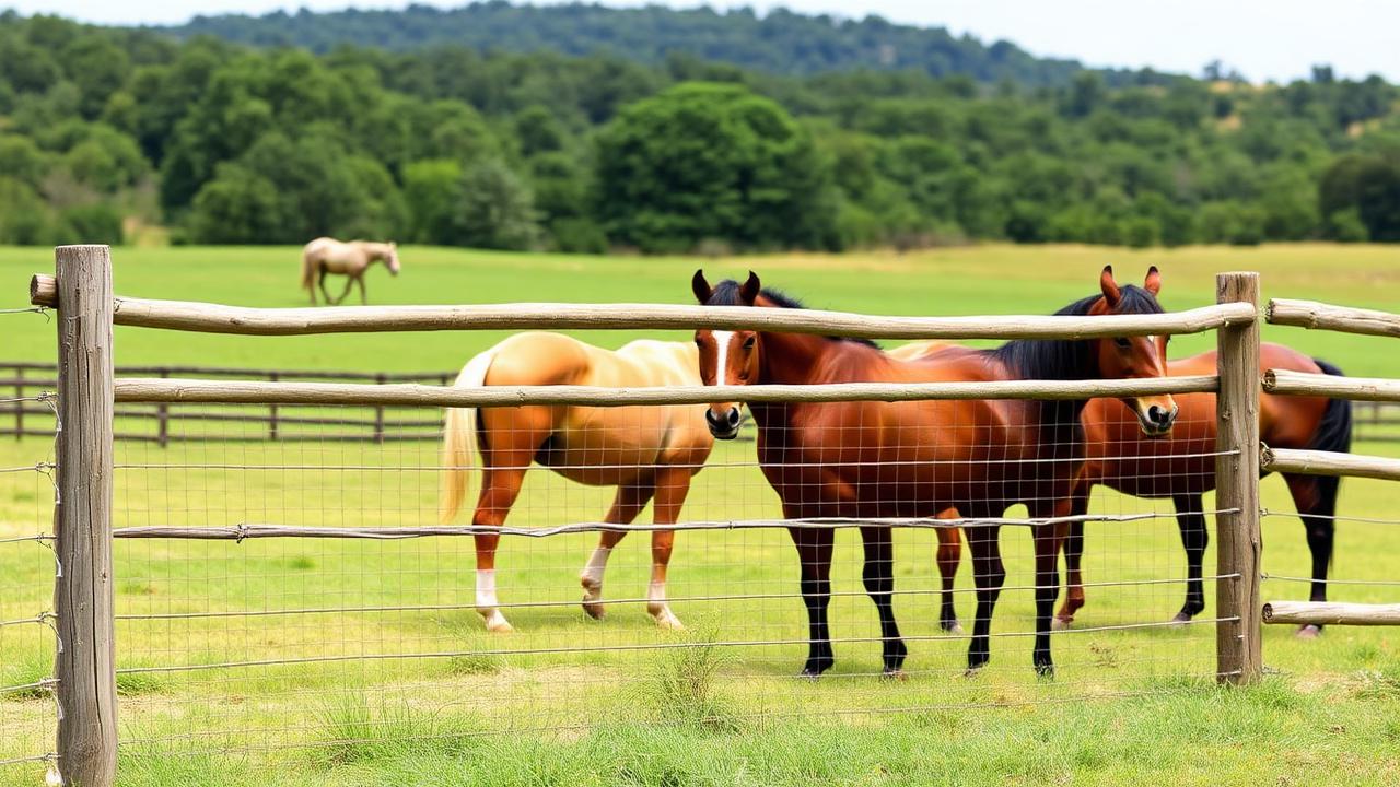 No-Climb Horse Fence on a Texas ranch