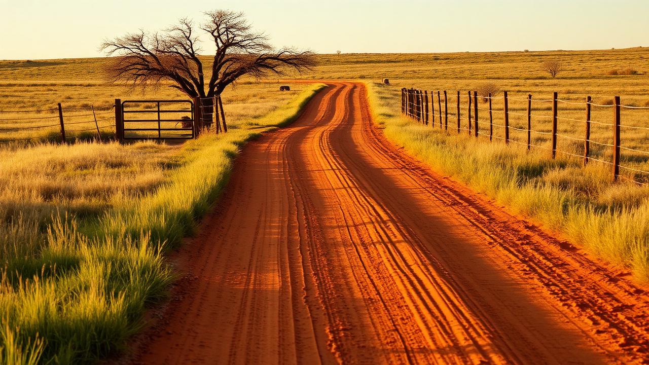 Native Dirt / Improved Dirt Road on a Texas ranch property